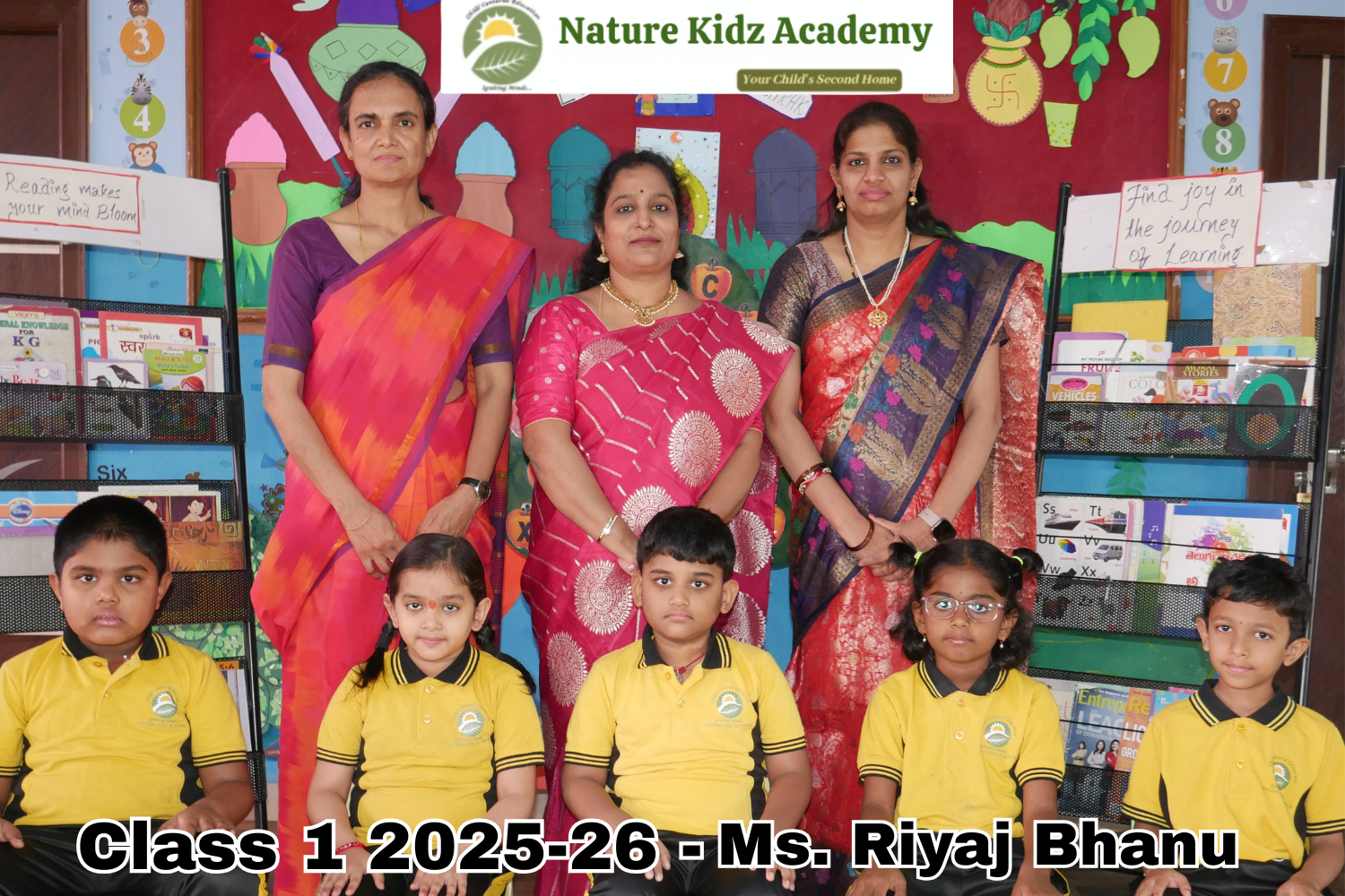 Class 1 students at Nature Kidz Academy