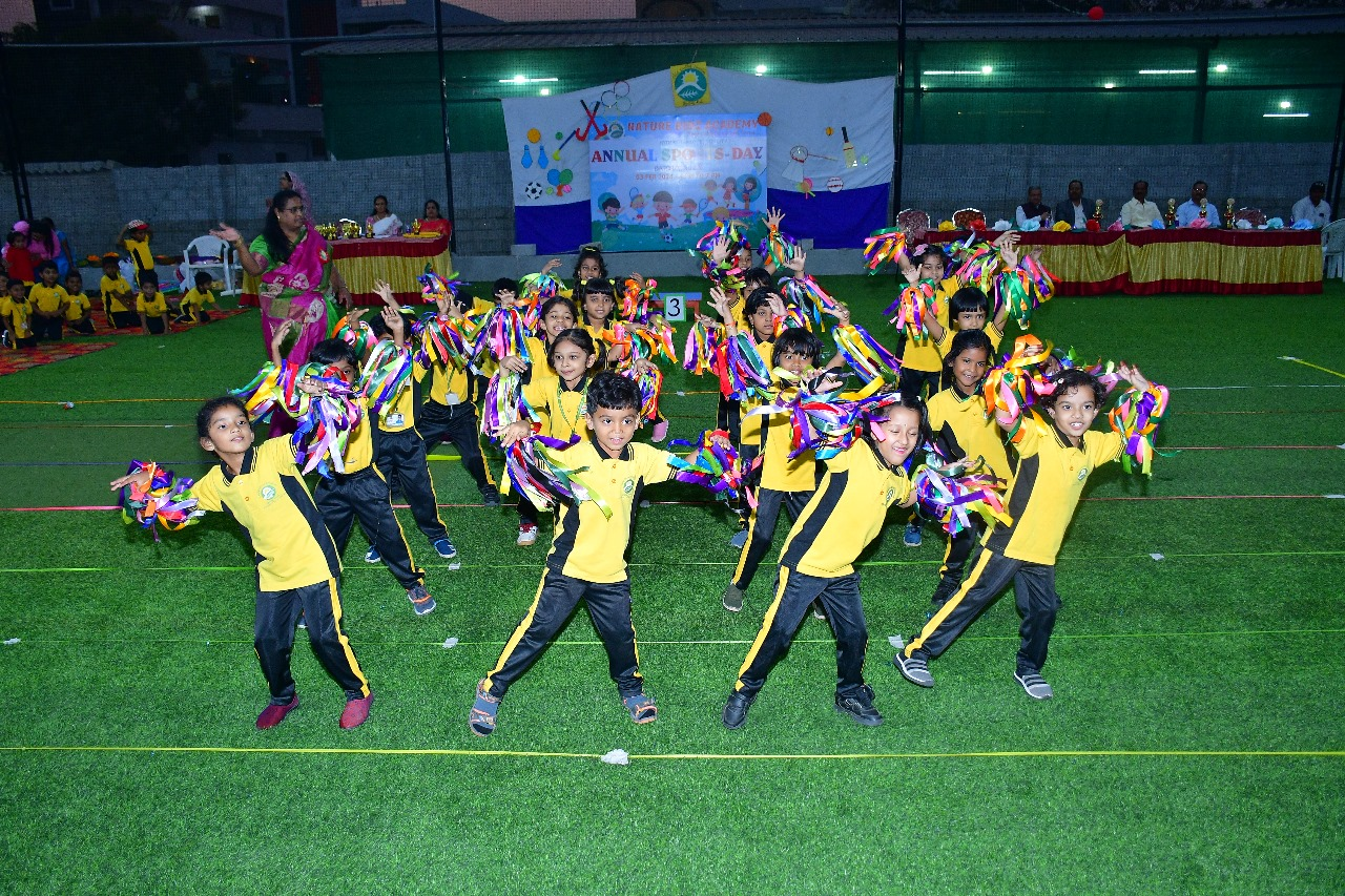 Physical development activities at Nature Kidz Academy